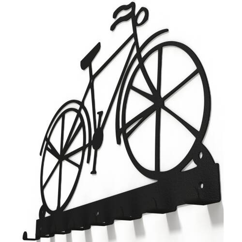 Cuier metalic decor Bicicleta